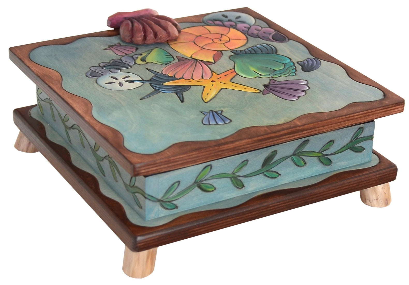 Keepsake Box – Collect your own seashells in our seashell motif keepsake box