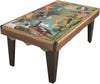 Rectangular Coffee Table –  Beautiful coffee table with wine country motifs