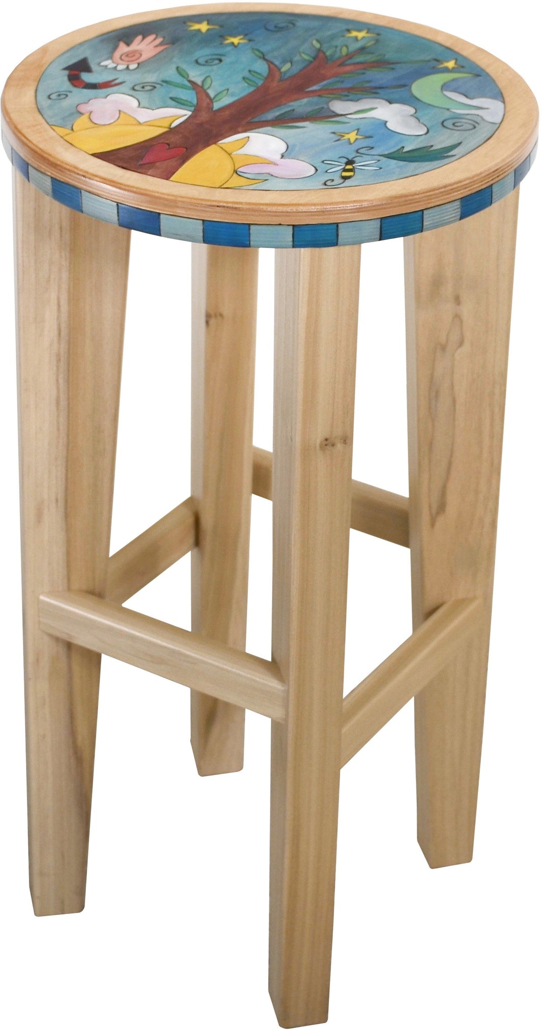 Round Stool D711319 | Sticks Handmade