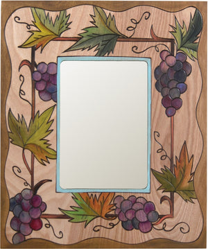 Sticks handmade 5x7" picture frame with grape vine design