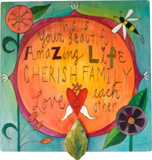Keepsake Box – "This is your beautiful amazing life" inspirational box design