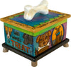 Pet Treat Box – Whimsical "who wants a treat?" dog treat box