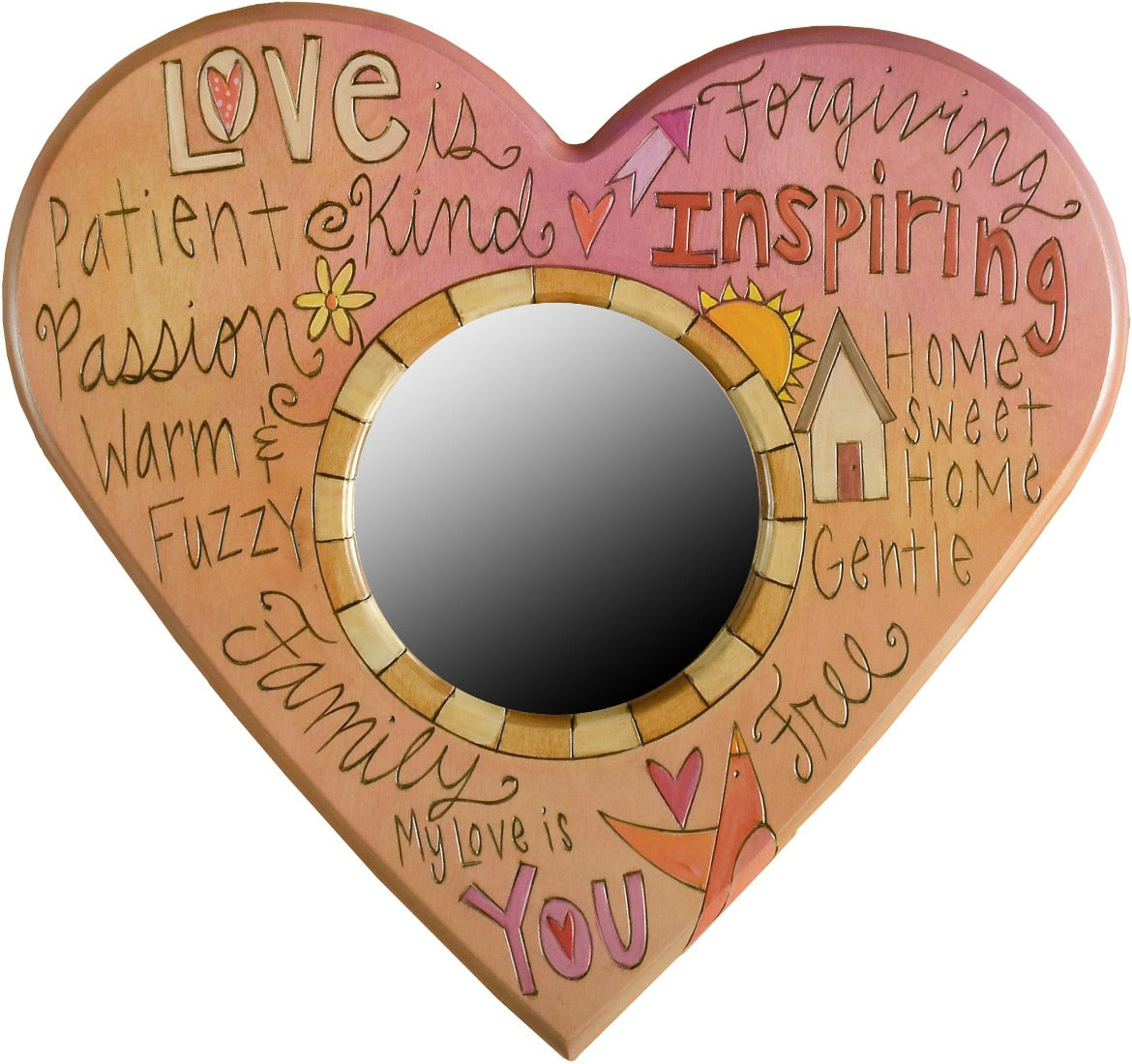 Heart Shaped Mirror –  