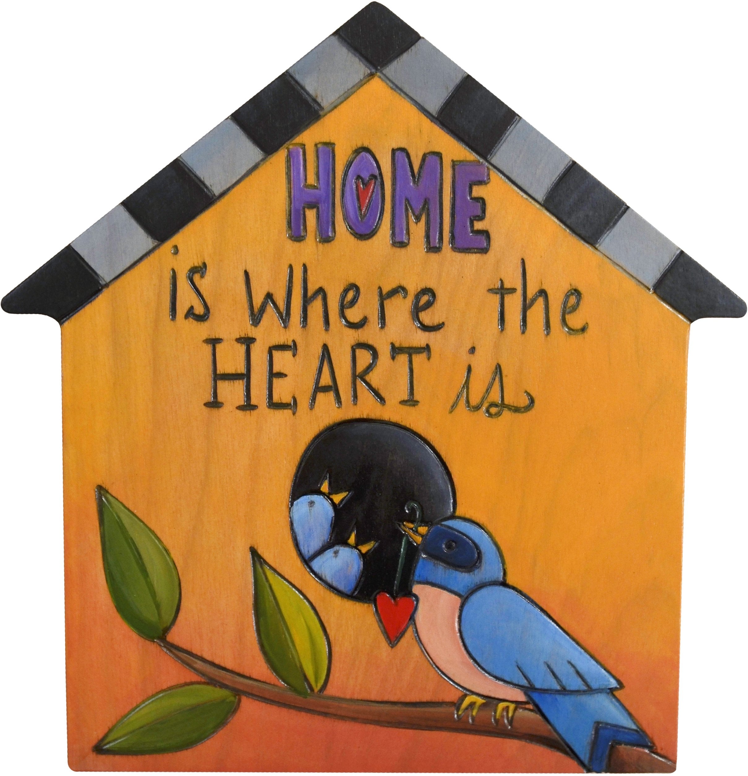 House Shaped Plaque –  