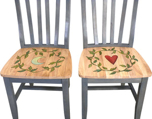 Sticks handmade chairs with lovely icon design