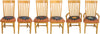 Fancy Pops Chair Set –  Neutral color palette chairs with hand embroidered seats