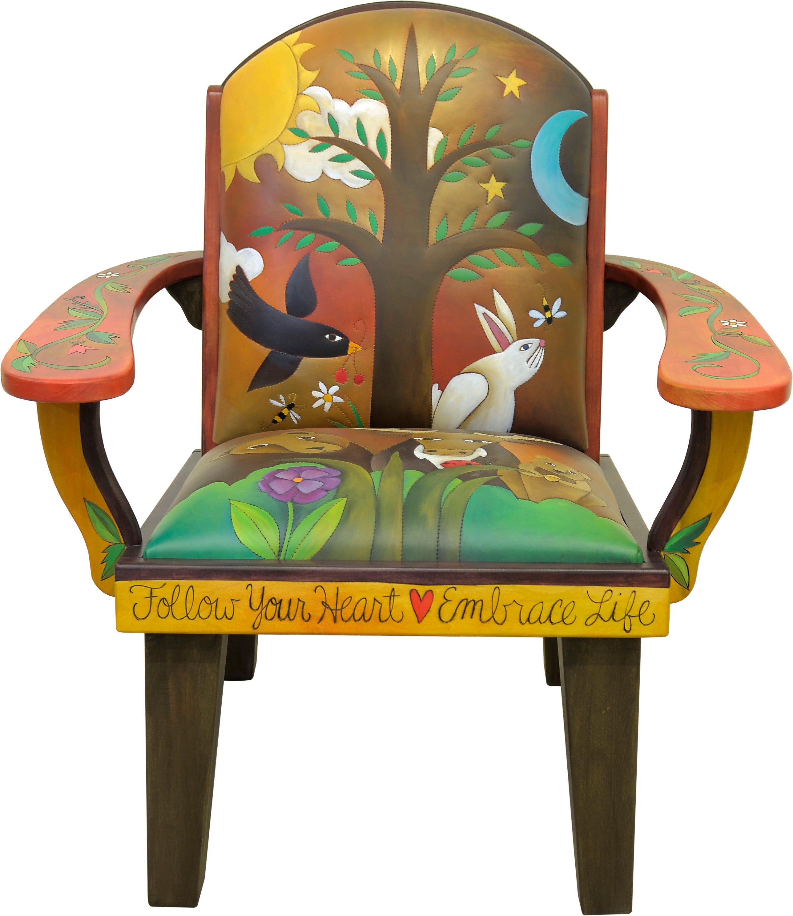 Friedrich's Chair –  A landscape motif filled with lots of wildlife and furry critters