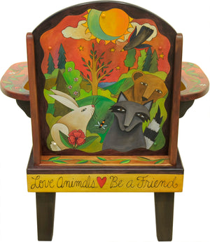 Friedrich's Chair –  A landscape motif filled with lots of wildlife and furry critters