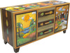 Large Buffet –  Four Seasons credenza buffet with four seasons in the hills motif