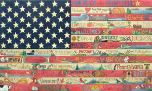 American Flag Plaque 2018 Edition –  Explore the greatness of all 50 Nifty United States
