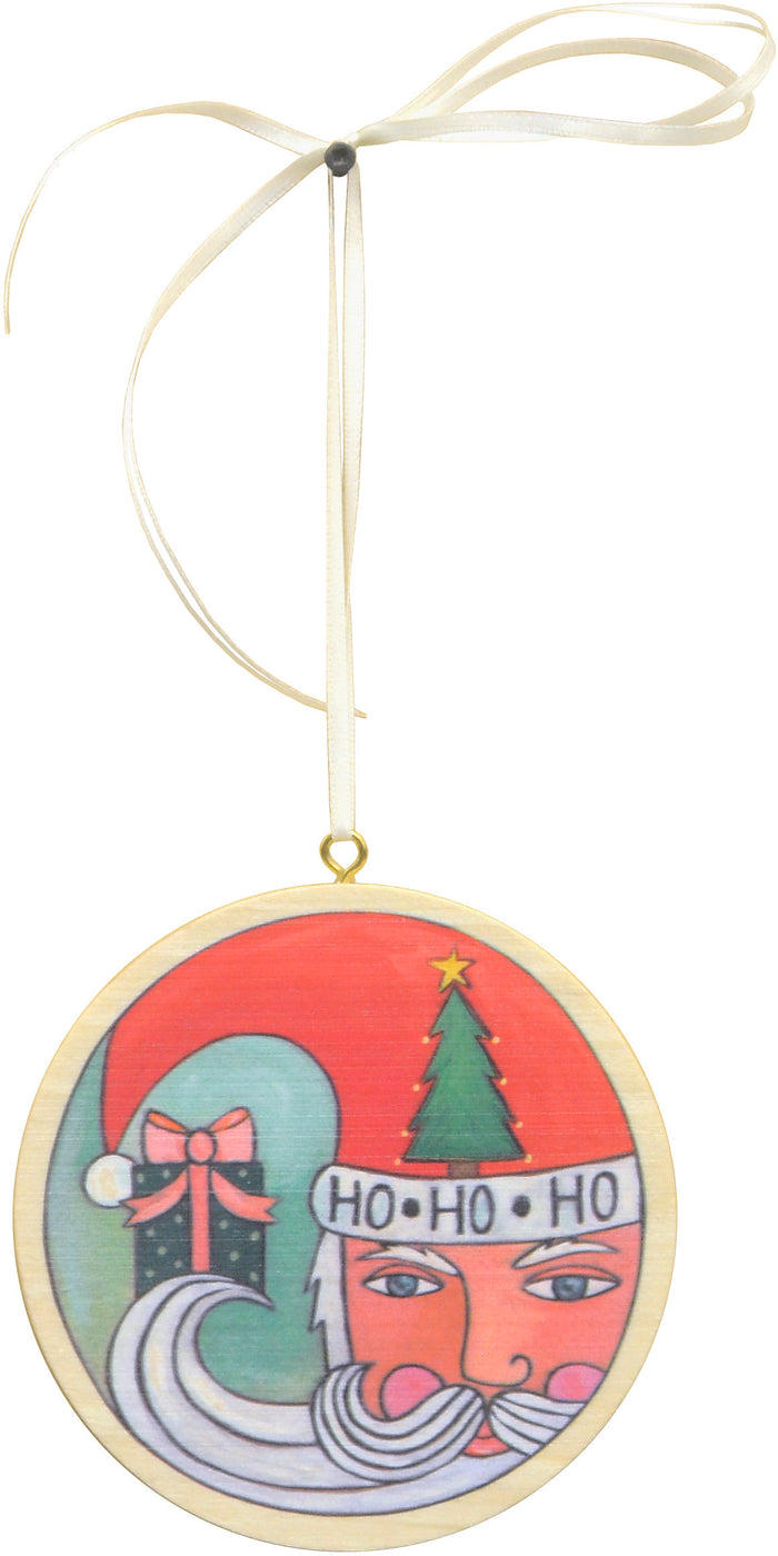 "Kris Kringle" Circle Ornament