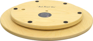 "Mod About You" Lazy Susan – Inspirational phrases wrap around a contemporary floral motif back view