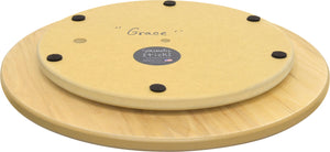 "Grace" Lazy Susan – A lovely Christian design with fruit and peace doves back view