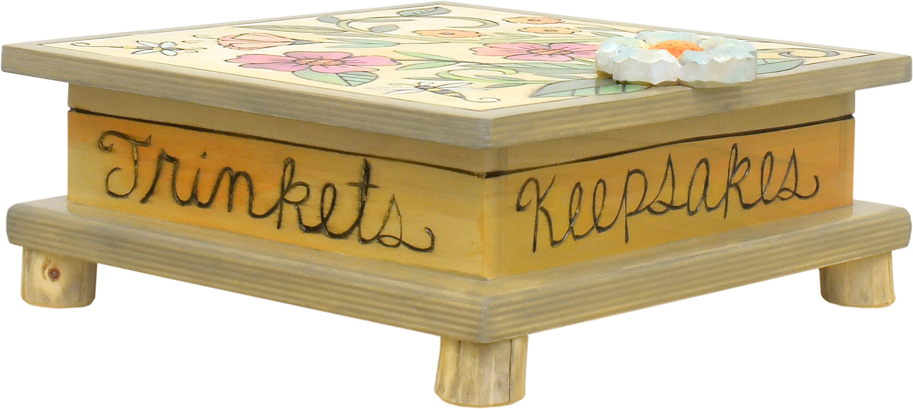 Keepsake Box – Beautiful blooming flowers in a delicate color palette