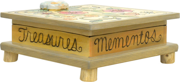 Keepsake Box – Beautiful blooming flowers in a delicate color palette