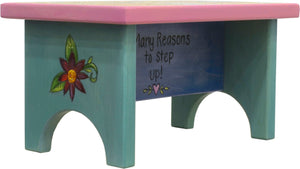 Step Stool –  "So many reasons to step up!" step stool design