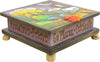 Regal purple-hued four seasons landscape keepsake box design