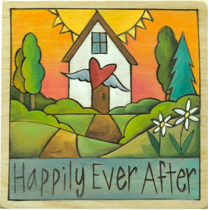 Sweet "happily ever after" loving home plaque