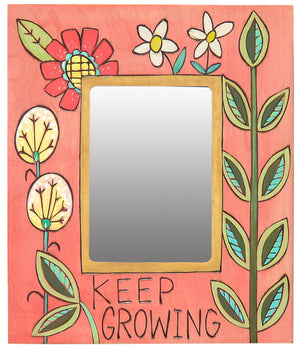 5"x7" Picture Frame – "Keep growing" floral photo frame perfect to frame a favorite snapshot of your kiddo
