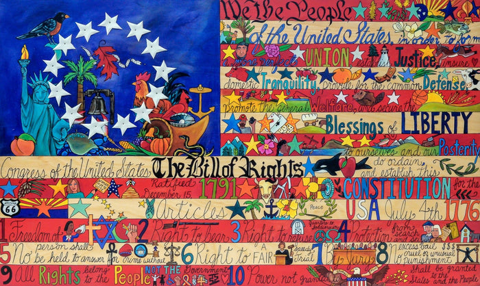 American Flag Plaque | "Stars & Stripes"