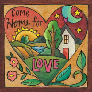"Amor" come home for love motif