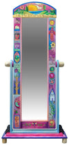 Wardrobe Mirror on Stand – Inspiring "life is too short not to be amazing" mirror design in a vibrant color palette