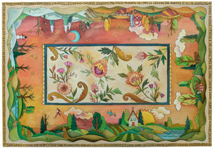 warm-colored four seasons motif
