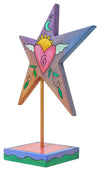 Star Sculpture – "Hello Love" sunset color pallet  tabletop star sculpture