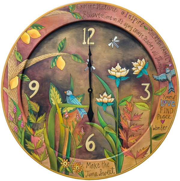 36" Round Wall Clock