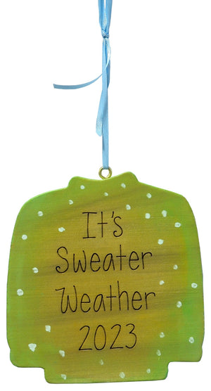 Sweater Weather Christmas ornament