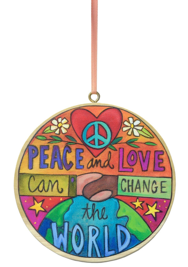 Positivity Circle Ornament Set