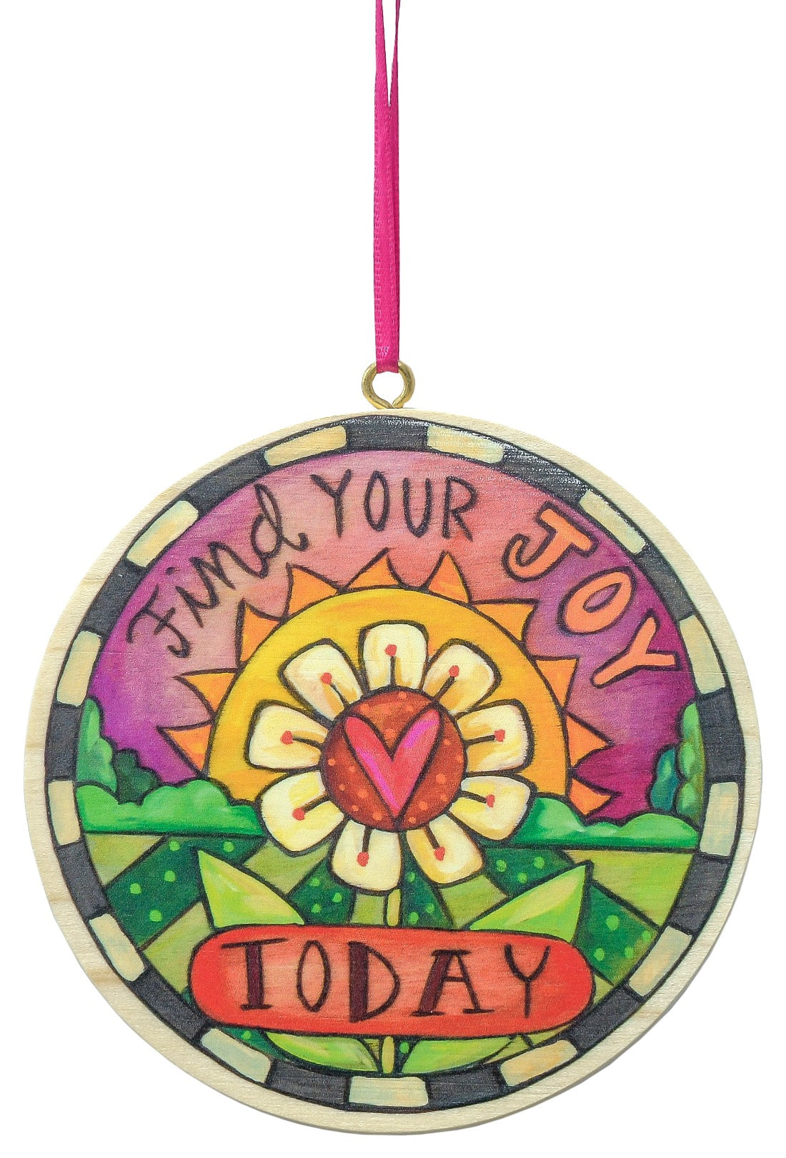 Positivity Circle Ornament Set