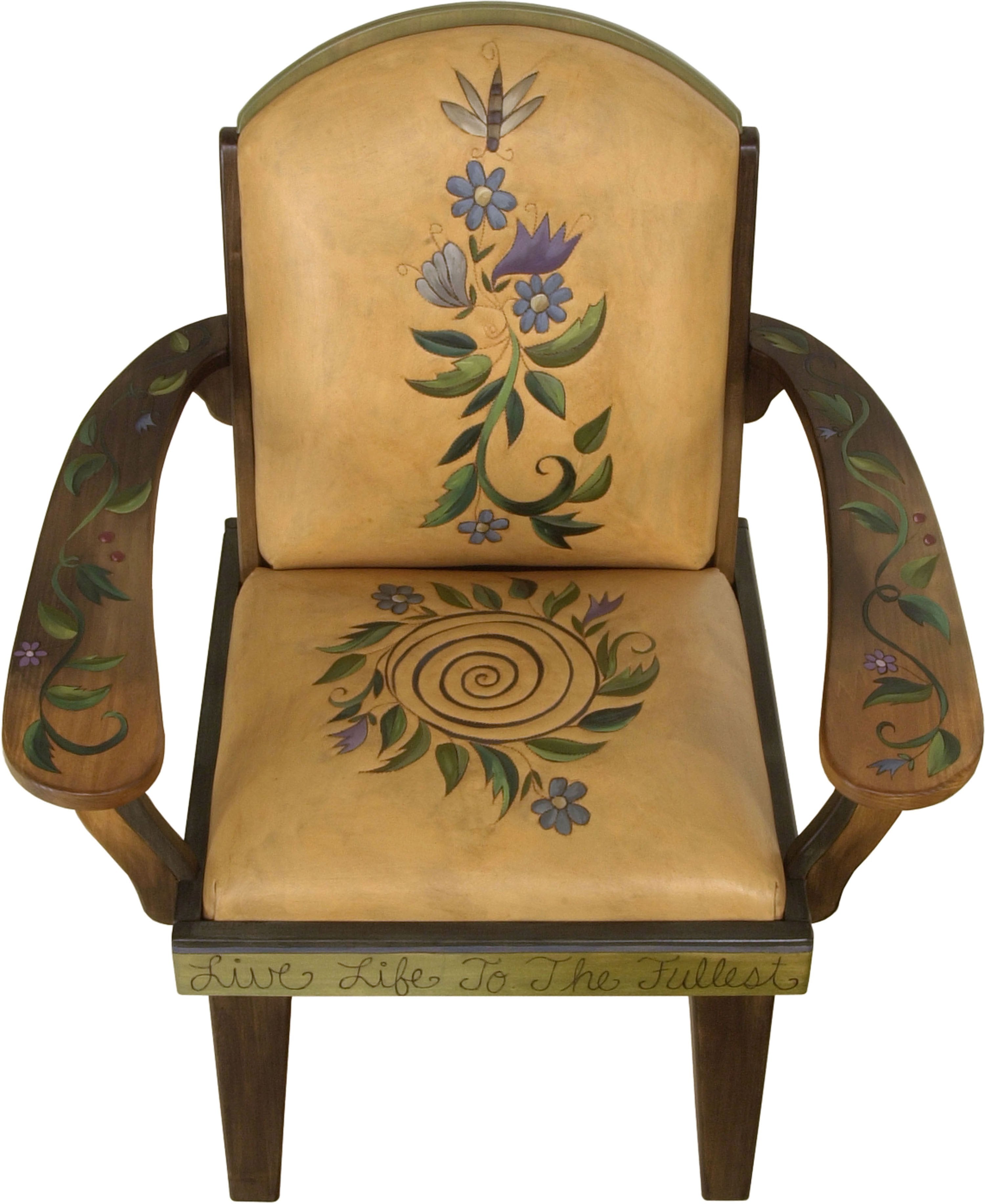 Friedrich's Chair and Matching Ottoman –  