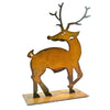 Dancer Reindeer Sculpture – A cute dancing reindeer sculpture, arrange Dancer with Blitzen and Sleigh Sculptures for an adorable holiday display on a white background