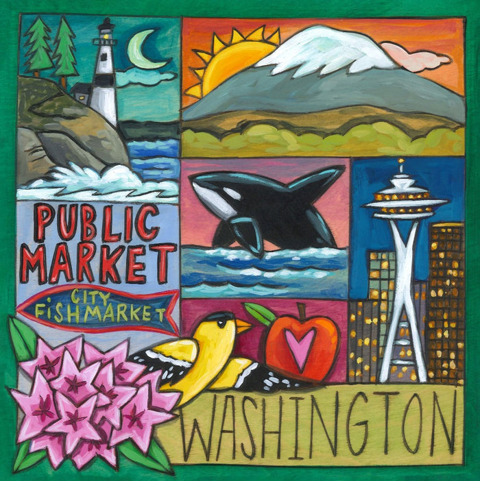 Washington Plaque | "Evergreen State"
