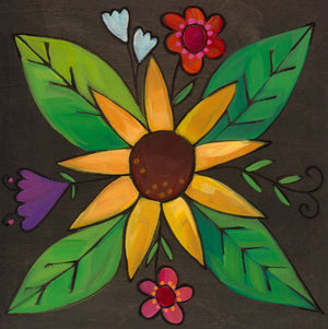 Flower Icon Plaque – This flower plaque makes the perfect finishing touch to your Love Letters word or phrase front view