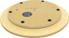 "For the Bees" Lazy Susan – Pollinating bees buzz about a floral motif back view