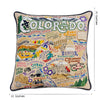 Colorado Hand-Embroidered Pillow