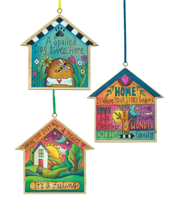 House Ornament Set