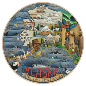 "Amazing Alaska" | Alaska Lazy Susan