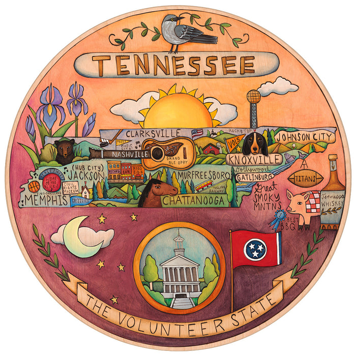Tennessee Lazy Susan | "Volunteer State"