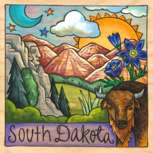 South Dakota Plaque | "Land of Plenty"