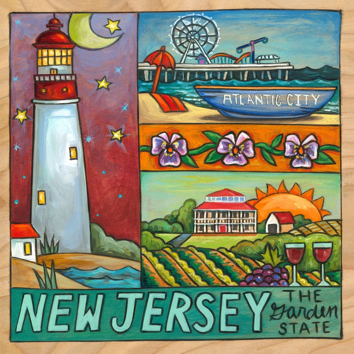 New Jersey Plaque | "Liberty and Prosperity"