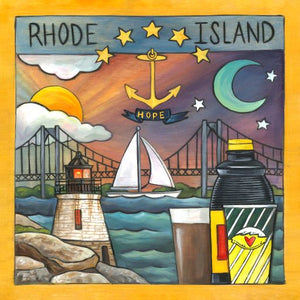 Rhode Island Plaque | "Little Rhody"
