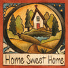 "Looks Like Home" Plaque – A Sticks home sits atop a cozy landscape front view