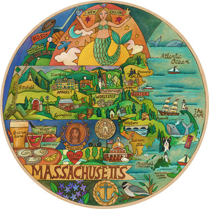 "Magnificent Massachusetts" | Massachusetts Lazy Susan