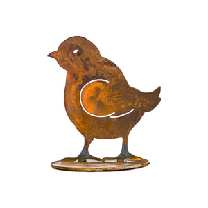 Peep Chick Sculpture – Little tabletop chick sculpture is perfect for a little rustic touch of spring on a white background