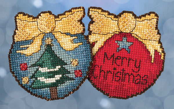 "Merry Christmas" Cross Stitch Kit Ornament