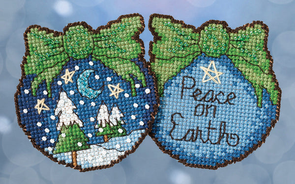 "Peace on Earth" Cross Stitch Kit Ornament