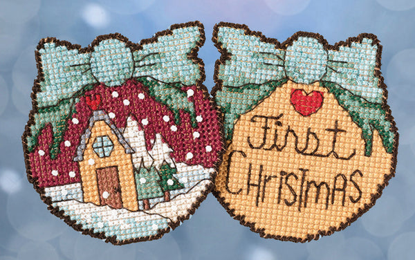 "First Christmas" Cross Stitch Kit Ornament